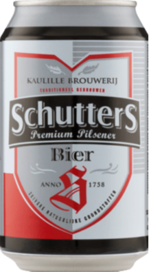 schutters pils blikje van 33cl