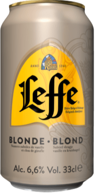 Leffe Blond blikje van 33cl