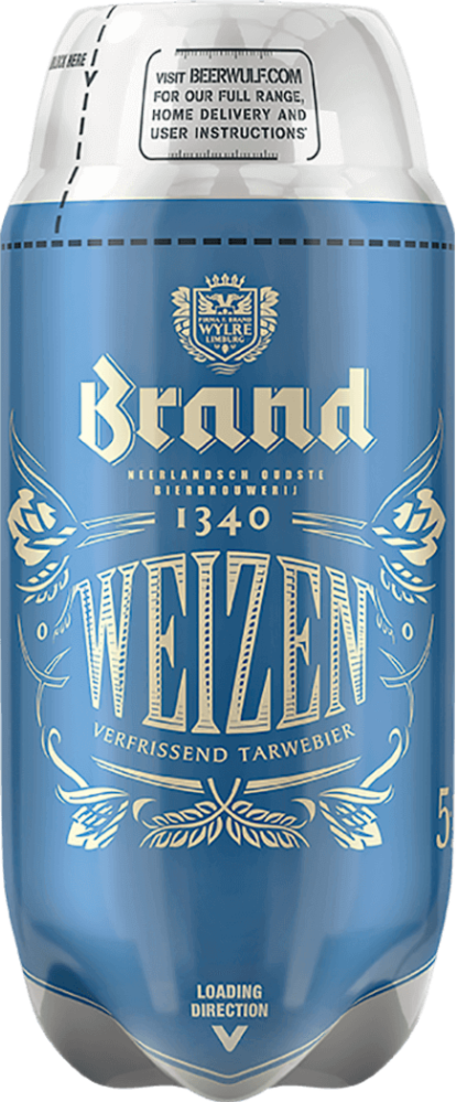 Brand Weizen Torp van 2 liter 