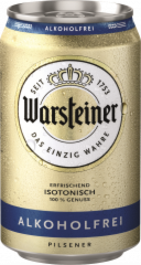Warsteiner Alkoholfrei blikje van 33cl