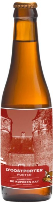 Koperen Kat D'Oostporter flesje van 33cl
