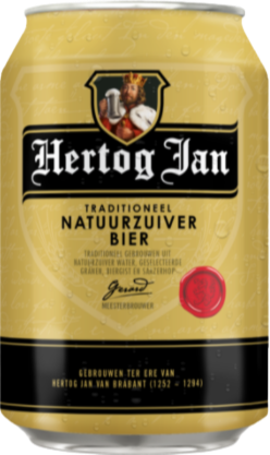 Hertog Jan bier blikje van 33cl