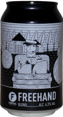 Frontaal Freehand blikje van 33cl