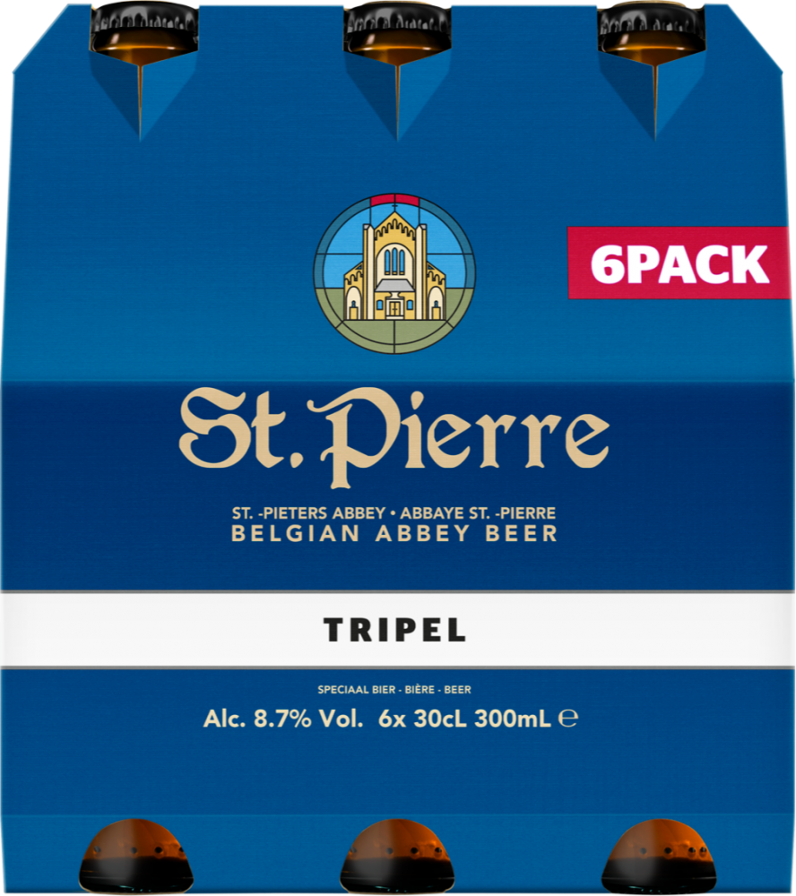 St. Pierre Tripel sixpack met flesjes van 30cl