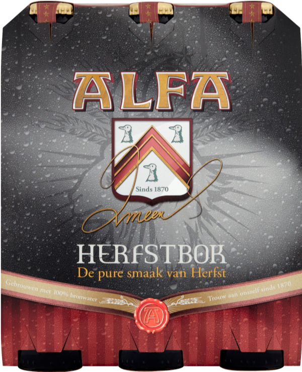 Alfa Bokbier set van 6 flesjes á 0,30 liter