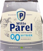 Budels Witte Parel 0,0% sixpack met flesjes van 30cl