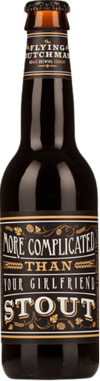 More Complicated than your Girlfriend stout flesje van 33cl