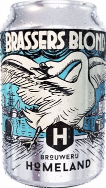 Homeland Brassers Blond blikje van 33cl
