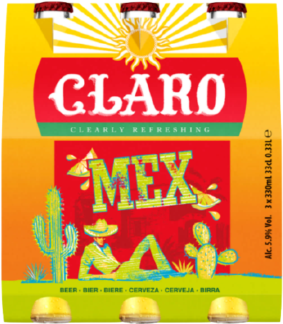 Claro MEX 3pack met flesjes van 33cl