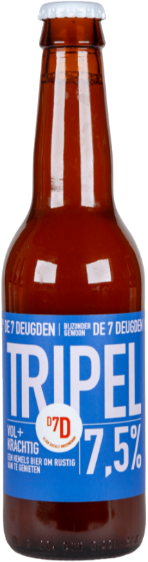 7 deugden tripel flesje van 33cl