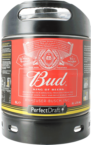 Bud Perfect Draft fust van 6 liter