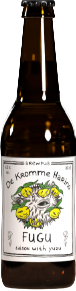 Kromme Haring Fugu flesje van 33cl