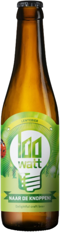 100 Watt Naar de Knoppen flesje van 33cl