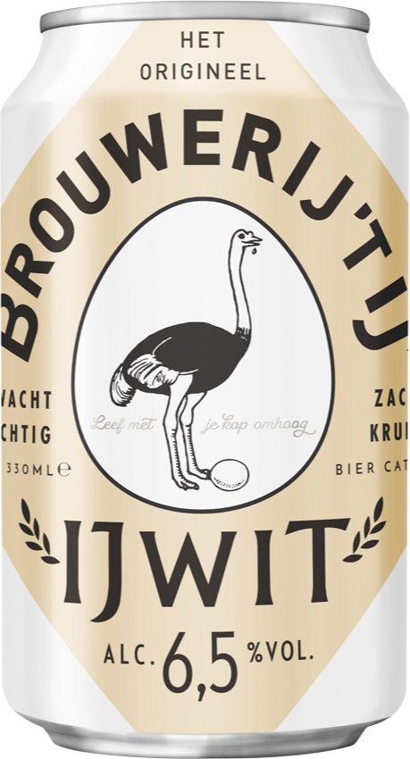 IJwit blikje van 33cl