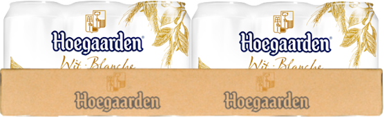 Hoegaarden Witbier tray met 24 blikjes van 33cl