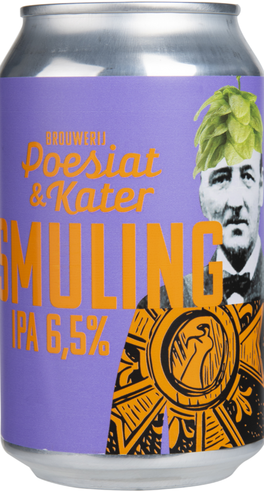 Poesiat & kater Smuling IPA blikje van 33cl