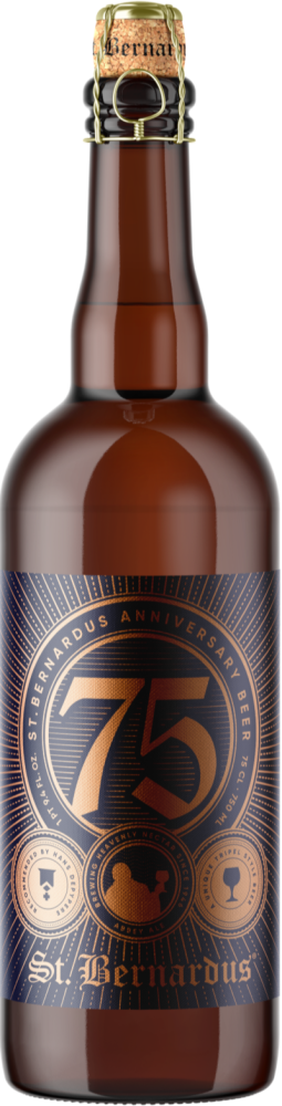 St bernardus 75 jaar jubileumbier fles van 75cl