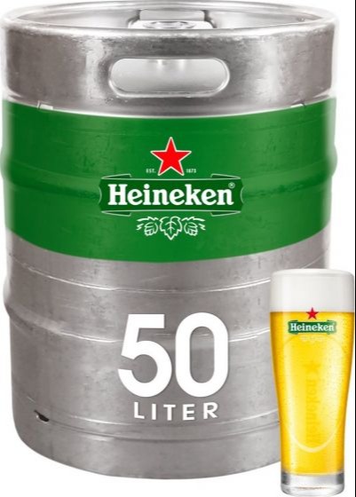 Heineken Bier fust van 50 liter