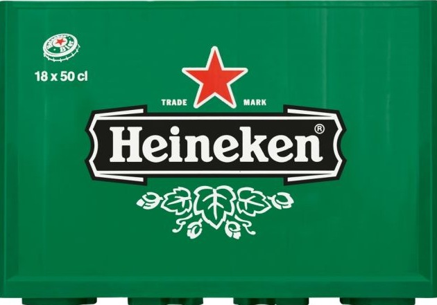 Heineken krat 18 flesje 0,5L