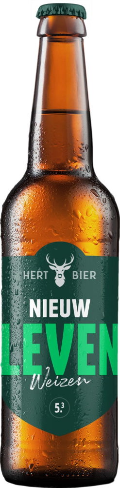  Hert Bier Nieuw Leven Weizen flesje van 33cl