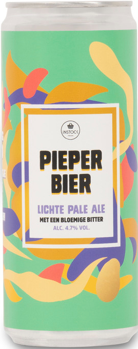 Instock Pieperbier blikje van 33cl