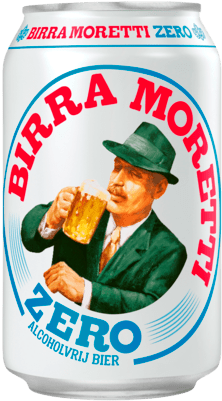 birra moretti zero blikje van 33cl