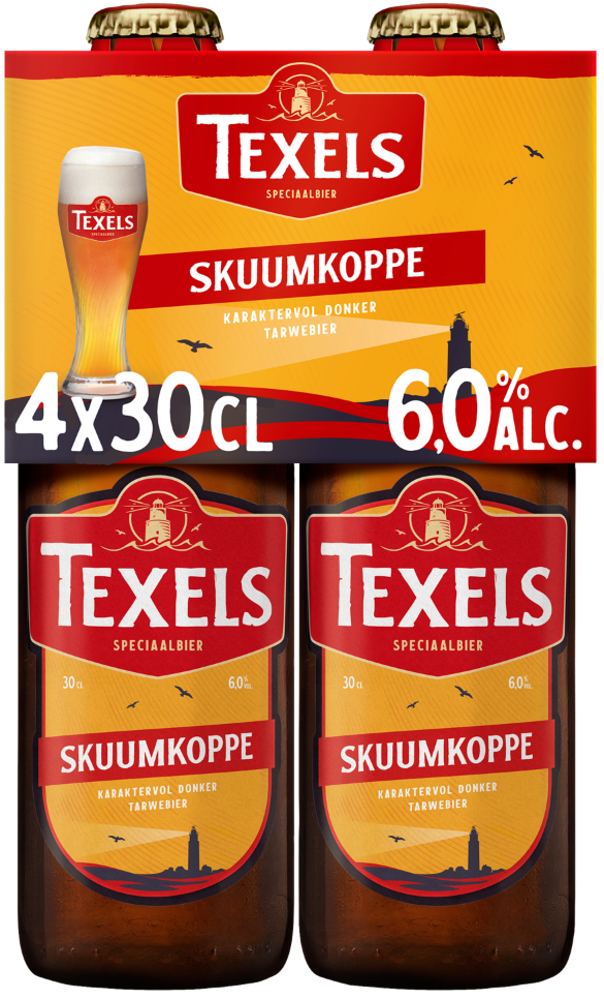 Texels Skuumkoppe set van 4 flesjes van 30cl