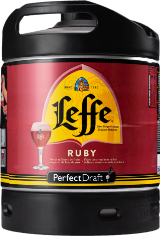 Leffe Ruby Perfect Draf fust van 6 liter