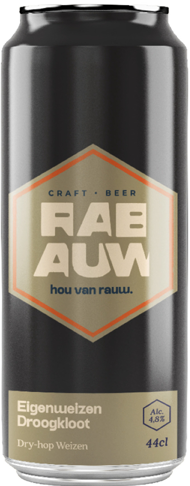 Rabauw Eigenweizen Droogkloot blik van 44cl