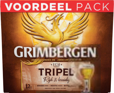 Grimbergen Tripel Voordeel Pack met 12 flesjes van 30cl