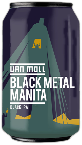 Van Moll Black Metal Manita blik 33cl