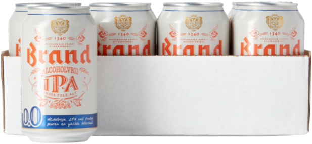 Brand IPA 00 tray met 12 blikjes van 33cl