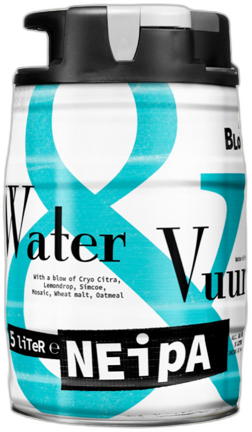 Molen Water & Vuur tapvat van 5 liter