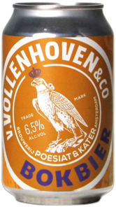 van Vollenhoven Bokbier blikje van 33cl