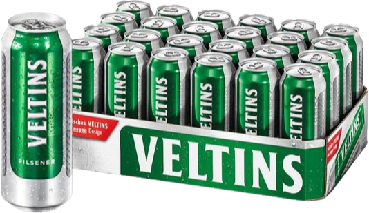 Veltins tray met 24 blikken van 50cl