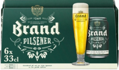 <span>Alt:</span>Brand Pilsener sixpack met blikjes van 33cl