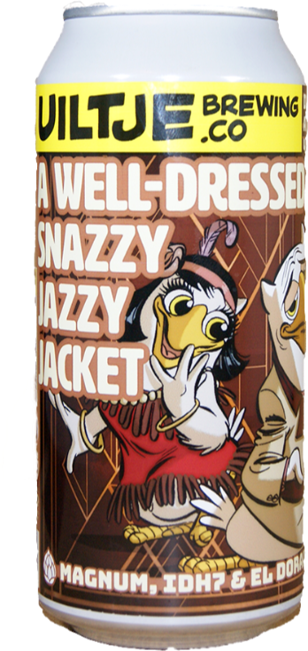 Uiltje A Well-Dressed Snazzy Jaz fles blik 44cl