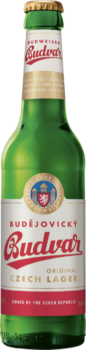 Budweiser Budvar flesje van 33cl