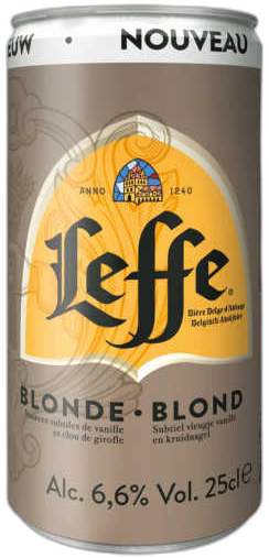 leffe blond blikje van 25cl