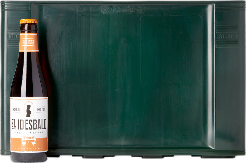 St. Idesbald Rousse krat met 24 flesjes van 33cl