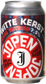 Jopen Witte Kerst blikje van 33cl