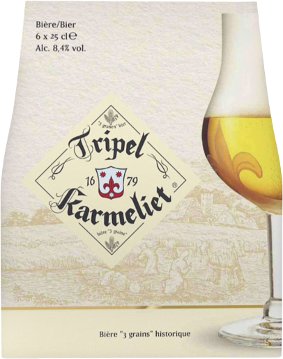 Tripel Karmeliet sixpack met 6 flesjes van 25cl