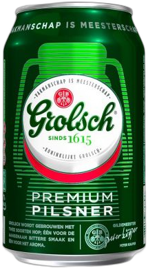 Grolsch blikje van 0,33 liter