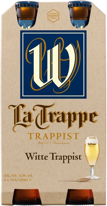 La Trappe Witte Trappist 4 x 330ML flessen