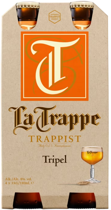 La Trappe Tripel set met 4 x 330ML flessen