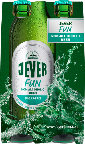 Jever Fun set met 4 flesjes van 33cl