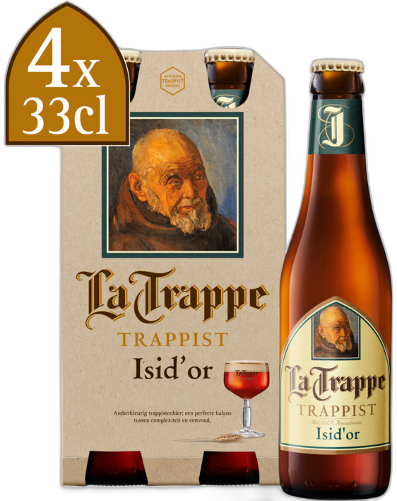 La Trappe Trappist Isid'or 4pack met flesjes van 33cl