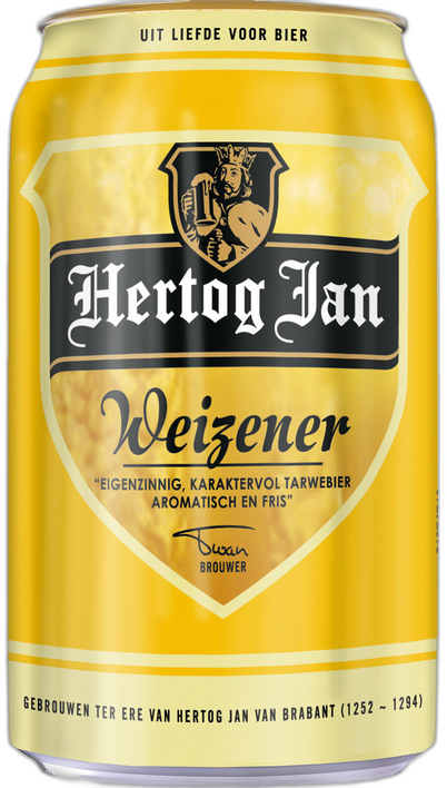 Hertog Jan Weizener blikje van 33cl