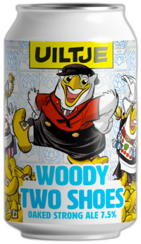 Uiltje Woody Two Shoes blikje van 33cl