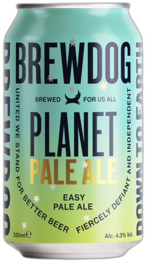 BrewDog Planet Pale Ale blikje van 33cl